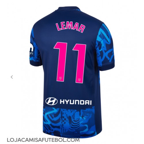 Camisa de Futebol Atletico Madrid Thomas Lemar #11 Equipamento Alternativo 2024-25 Manga Curta